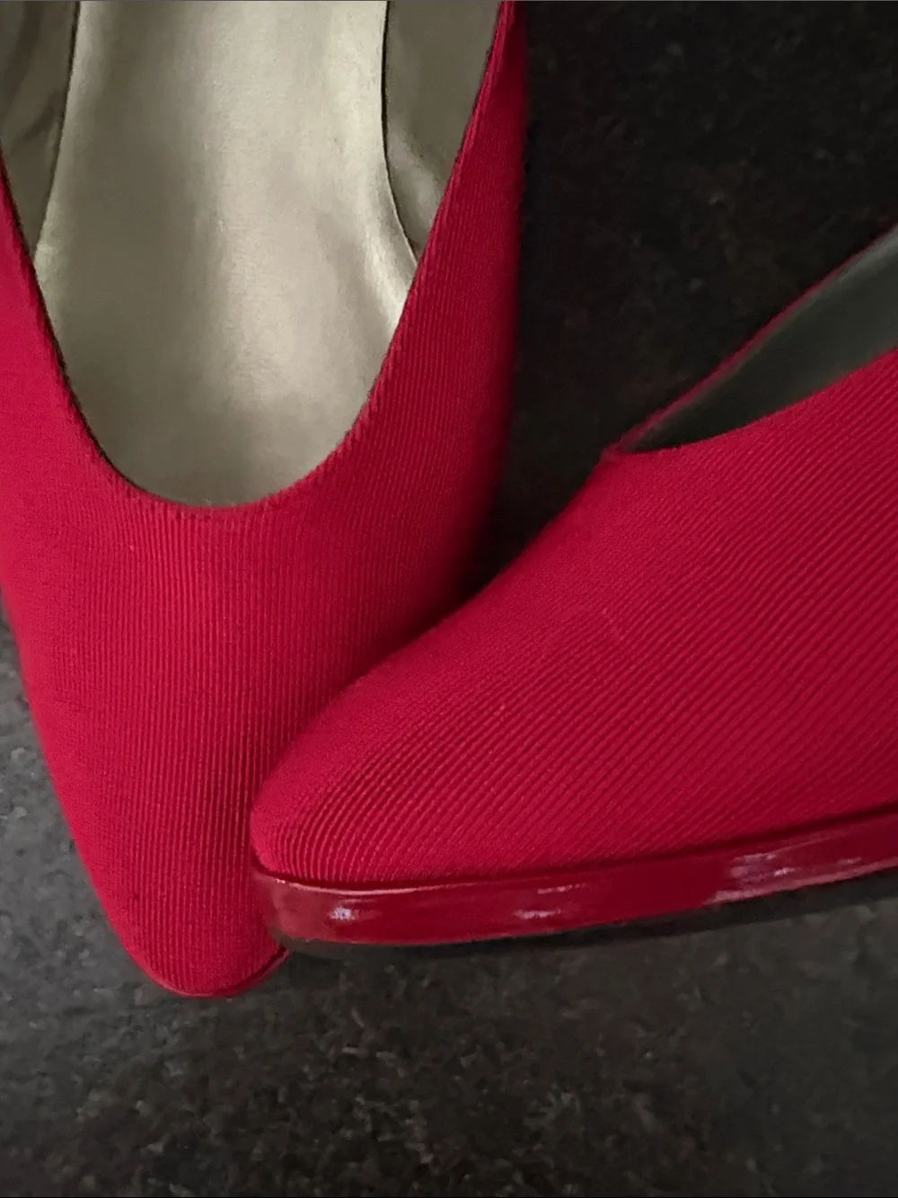 Vaneli Red Pointed-Toe Women's Heels